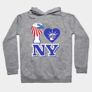 I Love New York , Eagle eyes Hoodie